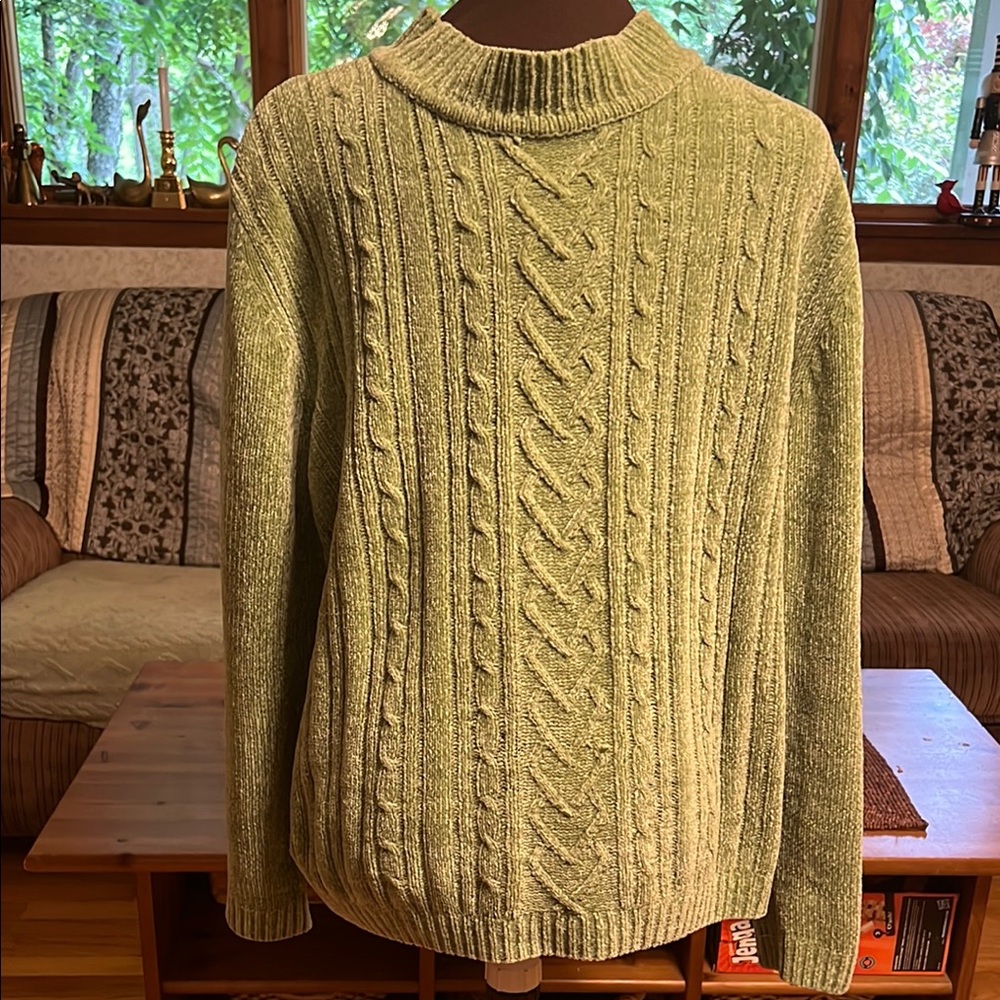 Alfred Dunner Sage Cable Knit Sweater